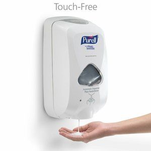 New Purell TFX Touch Free Hand Hygiene Hand Sanitizer Dispenser